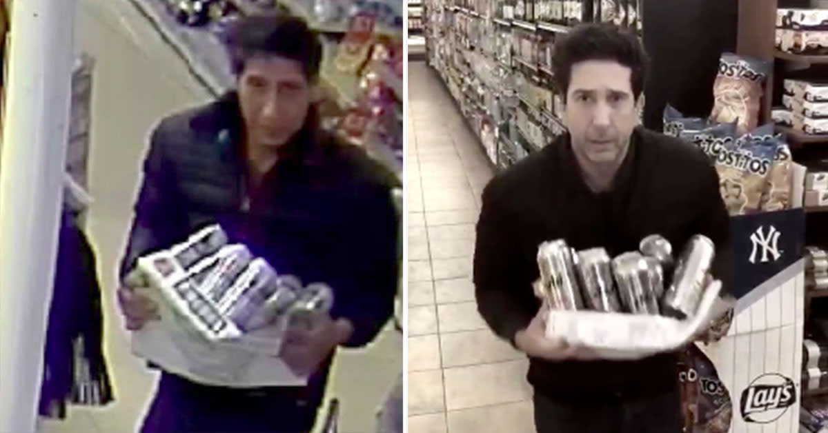 The alleged thief and David Schwimmer’s witty response (PA)