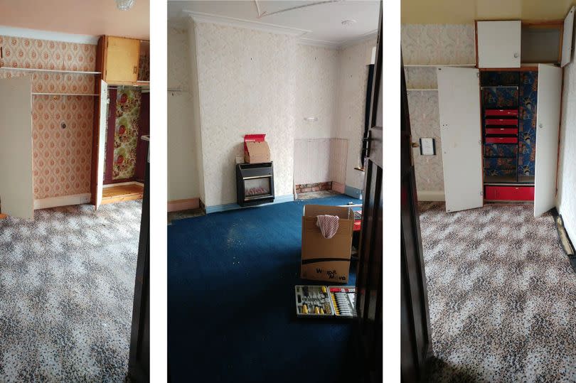 A glimpse of what Elle's Whitley Bay home looked like before she got stuck into renovations