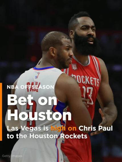 Las Vegas oddsmakers are high on Chris Paul to the Houston Rockets