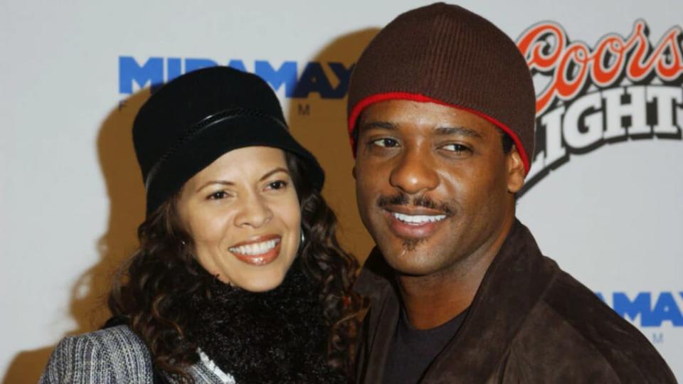 Actor Blair Underwood and his wife Desiree arrive at the Los Angeles premiere of “My Baby’s Daddy” on January 8, 2004 at the Egyptian Theatre, in Hollywood, California. (Photo by Amanda Edwards/Getty Images)