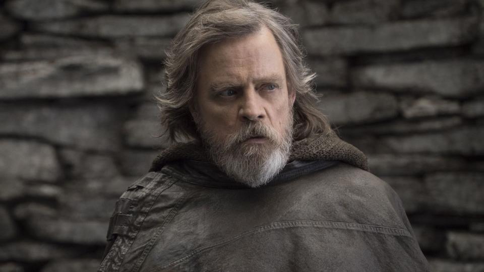 Mark Hamill as Luke Skywalker in Star Wars: The Last Jedi