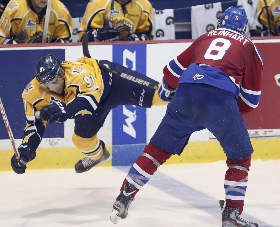 Coupe Memorial : Oil Kings d'Edmonton vs Cataractes de Shawinigan (24 mai 2012, PC)