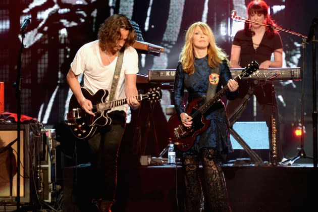 Chris Cornell and Nancy Wilson - Credit: Kevin Mazur/WireImage