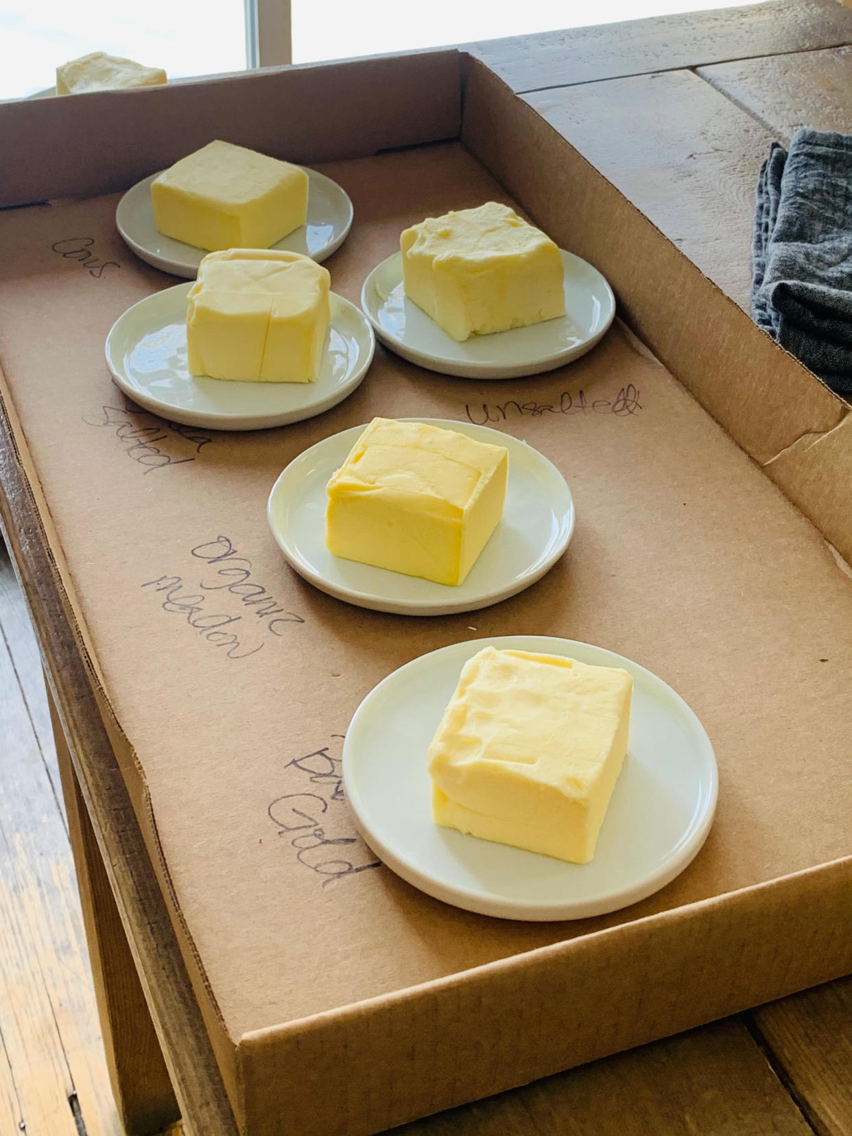 Cookbook author and food journalist Julie Van Rosendaal tested the melting points of many different butters and found most didn't soften at room temperature. (Courtesy Julie Van Rosendaal)