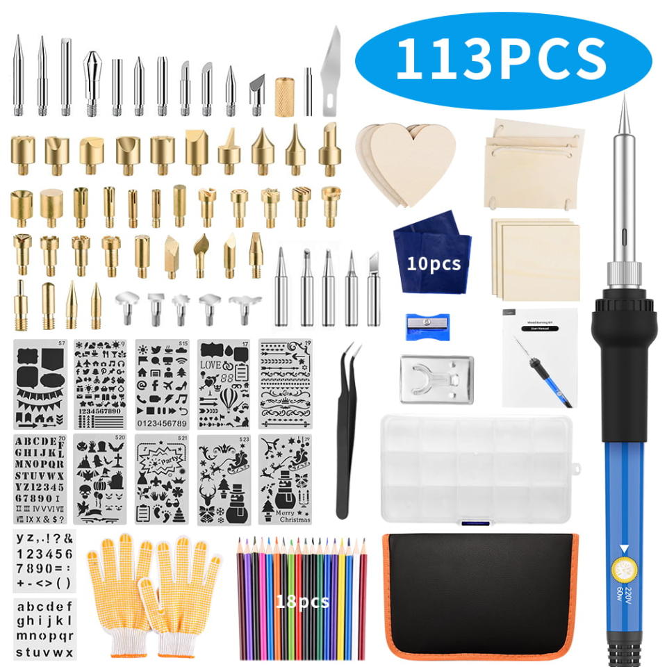 <p><a href="https://go.redirectingat.com?id=74968X1596630&url=https%3A%2F%2Fwww.walmart.com%2Fip%2FUarter-113-Piece-Wood-Burning-Kit-Includes-Soldering-and-is-Designed-for-DIY-Creativity-Pyrography-Embossing-Carving-and-Soldering%2F424213269&sref=https%3A%2F%2Fwww.bestproducts.com%2Flifestyle%2Fg43851410%2Ffathers-day-gifts-from-walmart%2F" rel="nofollow noopener" target="_blank" data-ylk="slk:Shop Now;elm:context_link;itc:0;sec:content-canvas" class="link ">Shop Now</a></p><p>113-Piece Wood Burning Kit</p><p>$27.99</p><p>walmart.com</p>
