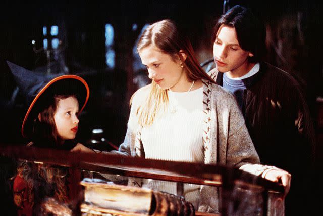 <p>Buena Vista/courtesy Everett </p> Thora Birch, Vinessa Shaw and Omri Katz in <em>Hocus Pocus</em> (1993)