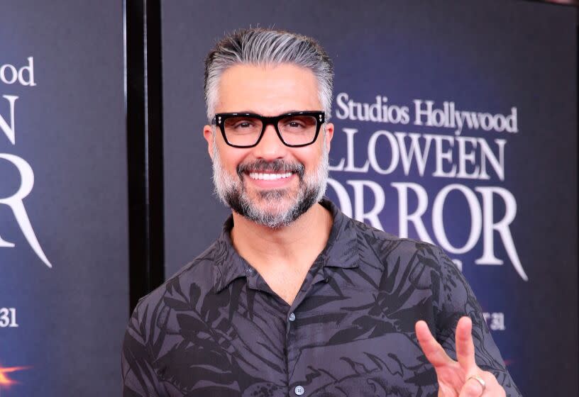 El actor Jaime Camil en la alfombra roja de Halloween Horror Nights, el jueves 8 de septiembre.