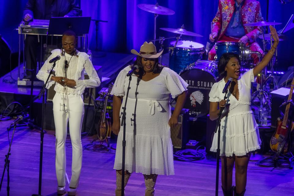 Chapel Hart performs during Marty Stuart’s Late Night Jam Wednesday, June 7, 2023 at the Ryman.