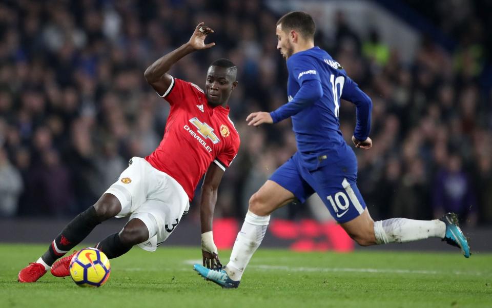 Eric Bailly last featured for Manchester United against Chelsea at Stamford Bridge last month - PA