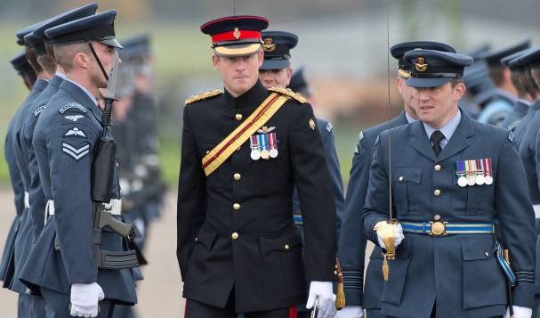 Prince Harry Honorary Air Commandant uniform