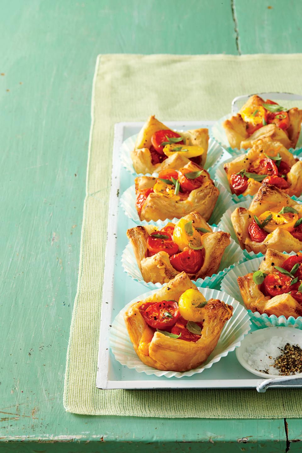 Muffin Pan Tomato Tarts