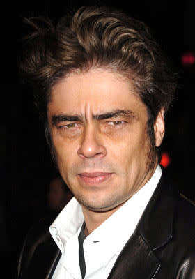 Benicio Del Toro at the Westwood premiere of Dimension Films' Sin City