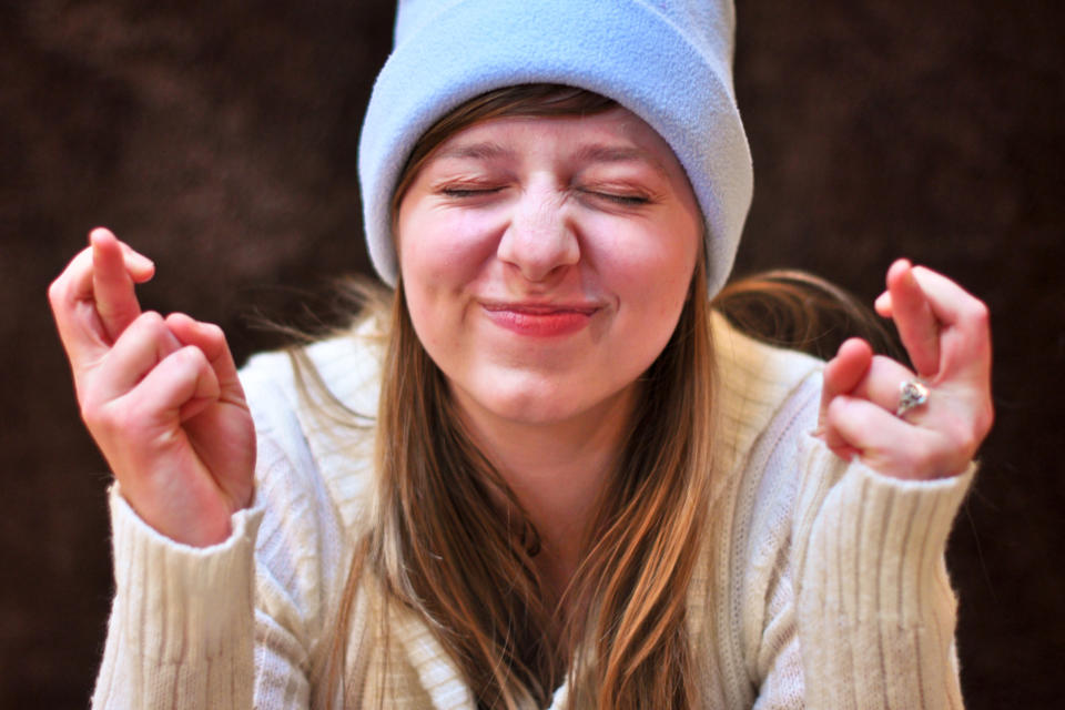 Reicht positives Denken aus, um mit Glück überschüttet zu werden? (Symbolbild: Getty Images)