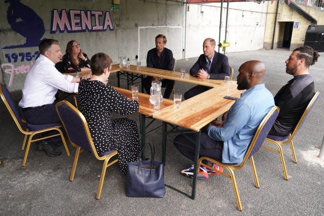 Duke of Cambridge visit to Dulwich Hamlet FC