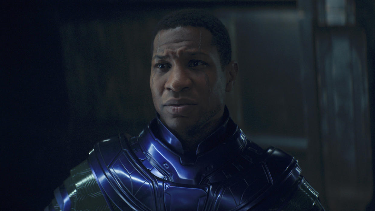  Jonathan Majors as Kang the Conqueror in Ant-Man and the Wasp: Quantumania. 
