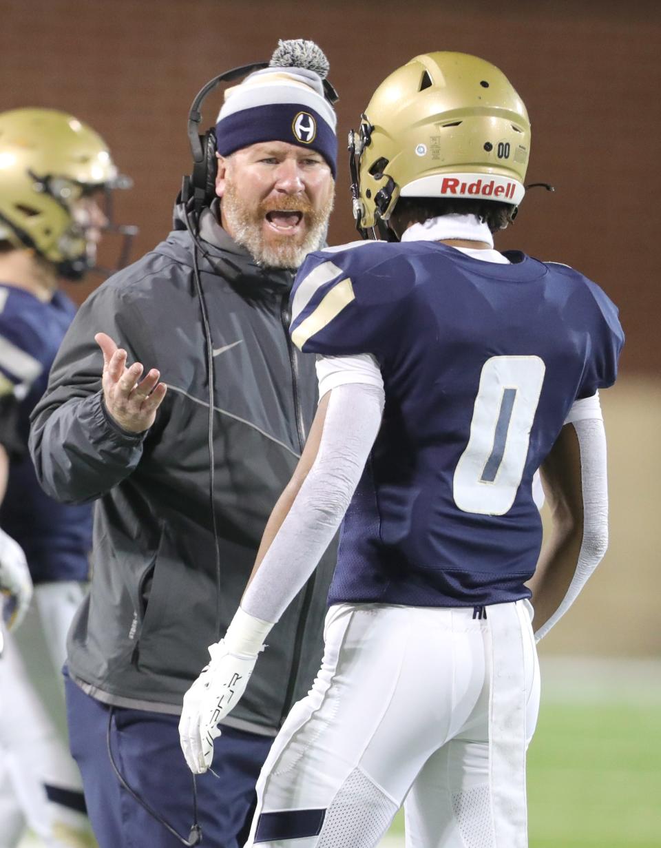 Hoban coach Tim Tyrrell has made it a habit for the Knights to play in the state semifinals.