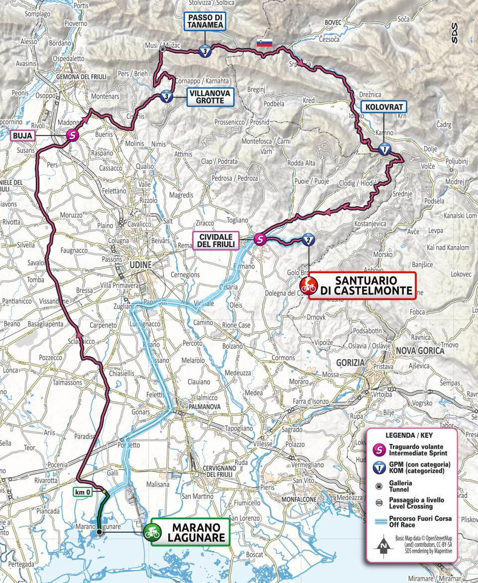 Giro d'Italia 2022 stage 19 map – Giro d'Italia 2022: Route, stage start times, TV channel details and more