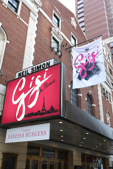 "Gigi" Theater Marquee Unveiling