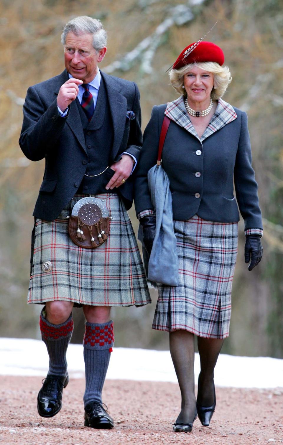 <div class="inline-image__caption"><p>Britain's Prince Charles and his wife Camilla, Duchess of Cornwall, leave Crathie Church at Balmoral in Scotland, after attending a service on their first wedding anniversary, April 9, 2006.</p></div> <div class="inline-image__credit">REUTERS/ Gordon Jack</div>