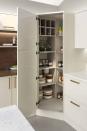 <p>A corner pantry is the perfect way to give your kitchen a classic touch and make the most of an under-utilised area. Enabling you to close the door on mess, this design has room for wine bottles, shelves for dry food and even space to stand inside. Trust us when we say corner pantries are a good idea. </p><p>• See more from <a href="https://www.lochannakitchens.co.uk/" rel="nofollow noopener" target="_blank" data-ylk="slk:LochAnna Kitchens;elm:context_link;itc:0;sec:content-canvas" class="link ">LochAnna Kitchens</a></p>