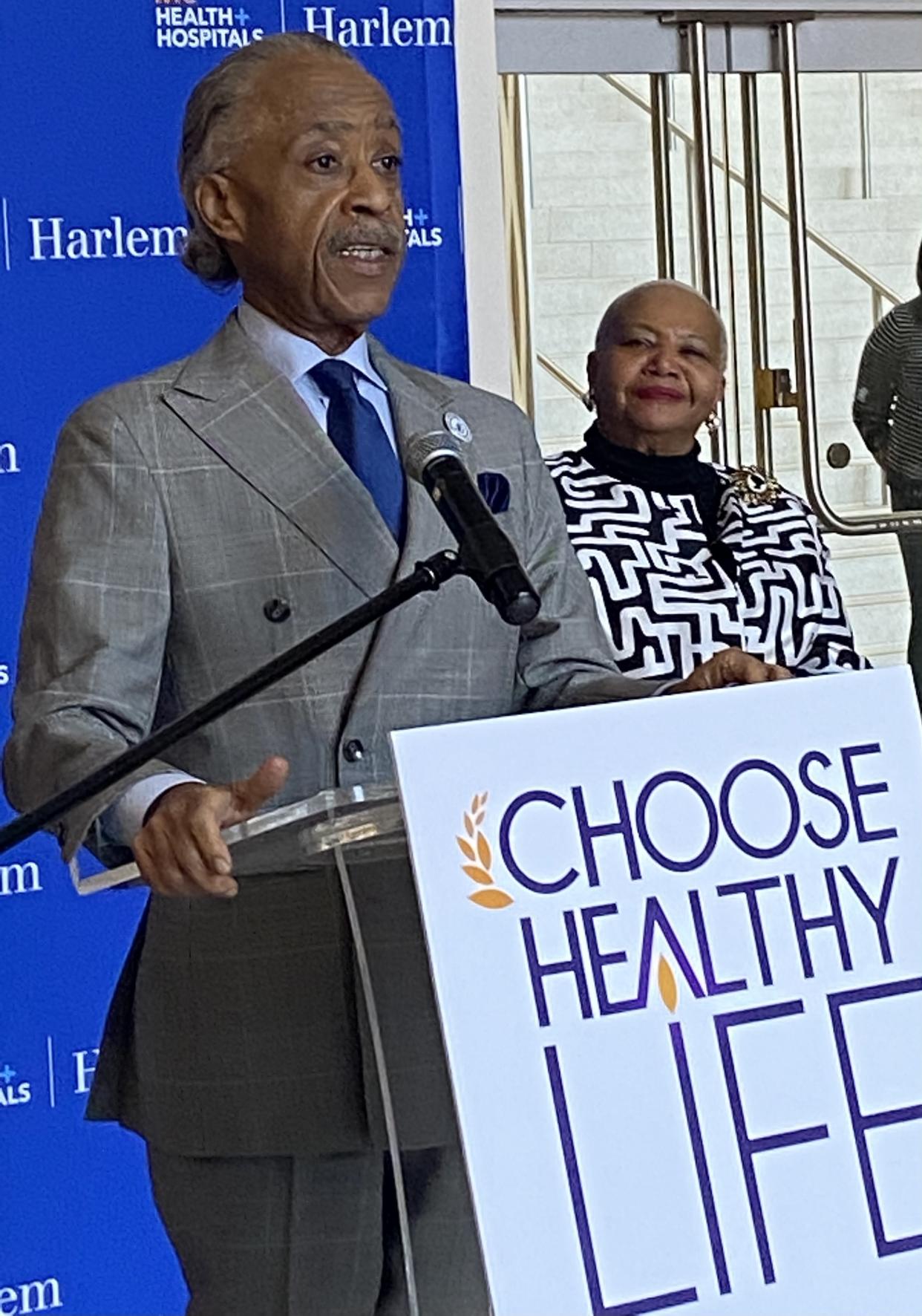 The Rev. Al Sharpton and Debra Fraser-Howze