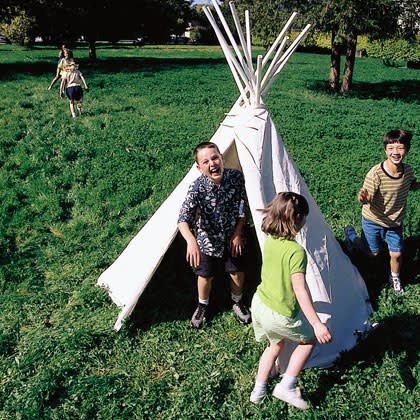 Backyard Tepee