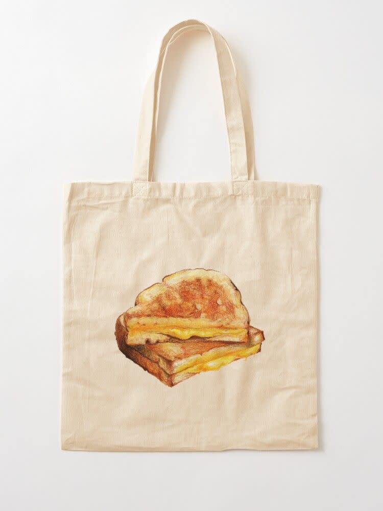 24) Grilled Cheese Sandwich Tote Bag