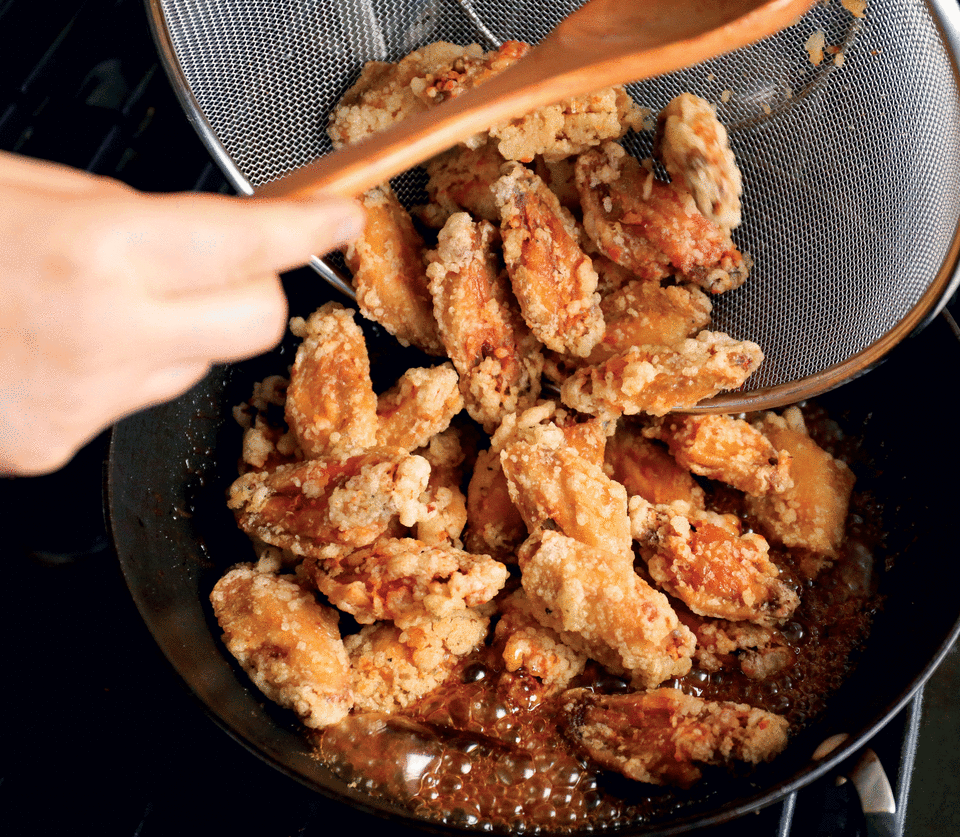 <h1 class="title">Sweet, Crunch Fried Chicken - Maangchi - RECIPE</h1>