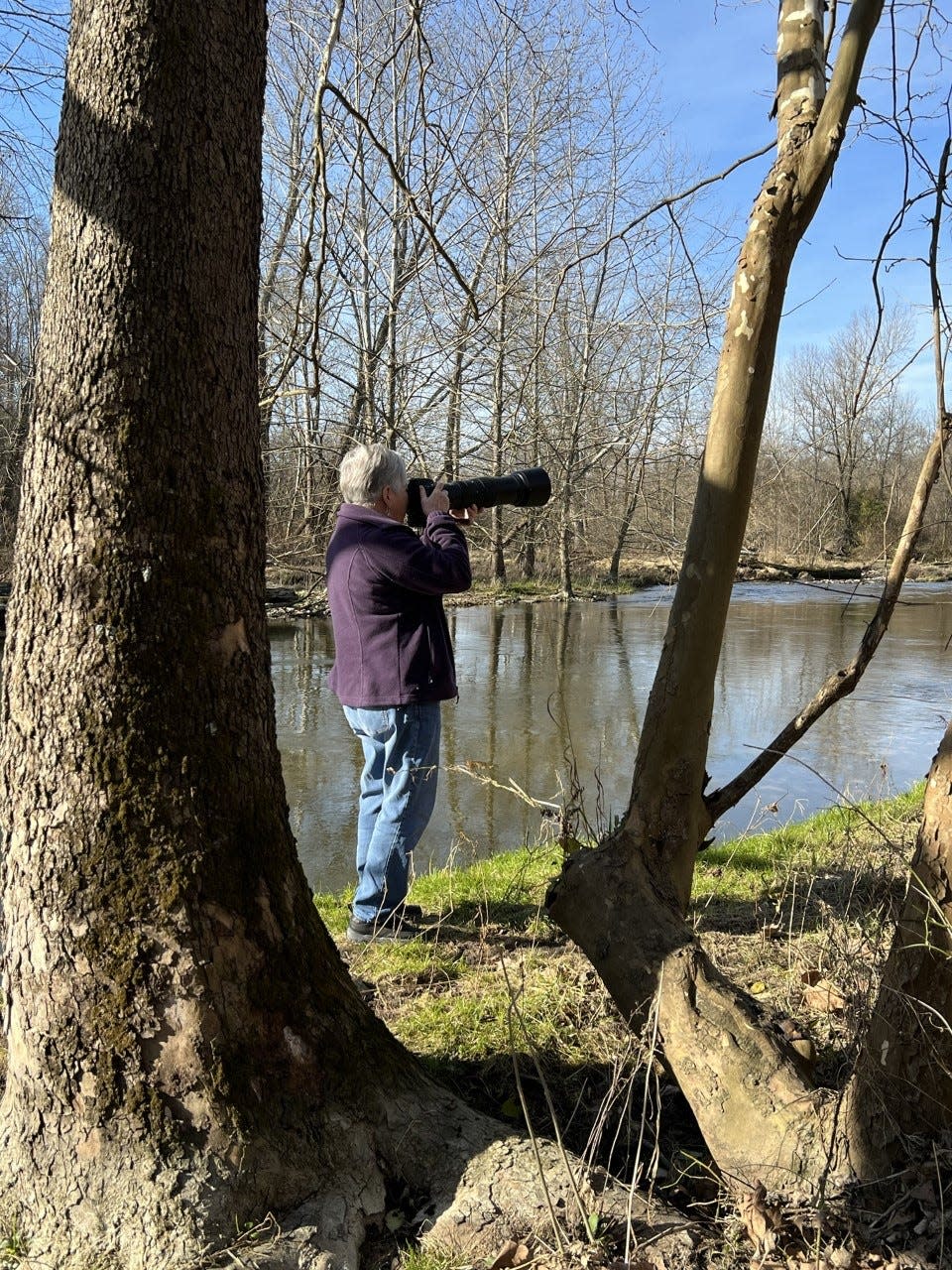 Indiana wildlife photographer Marilyn Culler captures an image along the water.