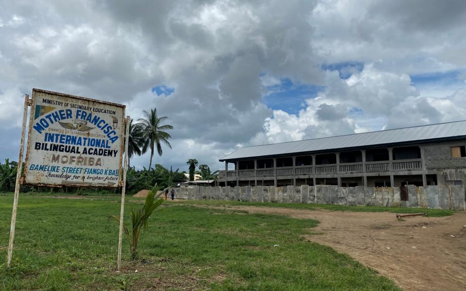 A general view of the school following a shooting, in Kumba - JOSIANE KOUAGHEU /REUTERS