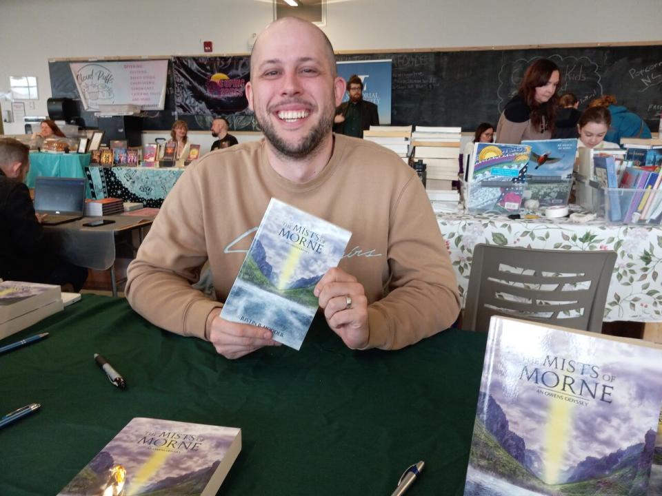 Justin Hodder says he’s interested in publishing the traditional route one day but he’s glad he went with self-publishing.