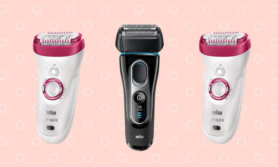 Save up to 46 percent off Braun hair removal products. (Photo: Amazon)