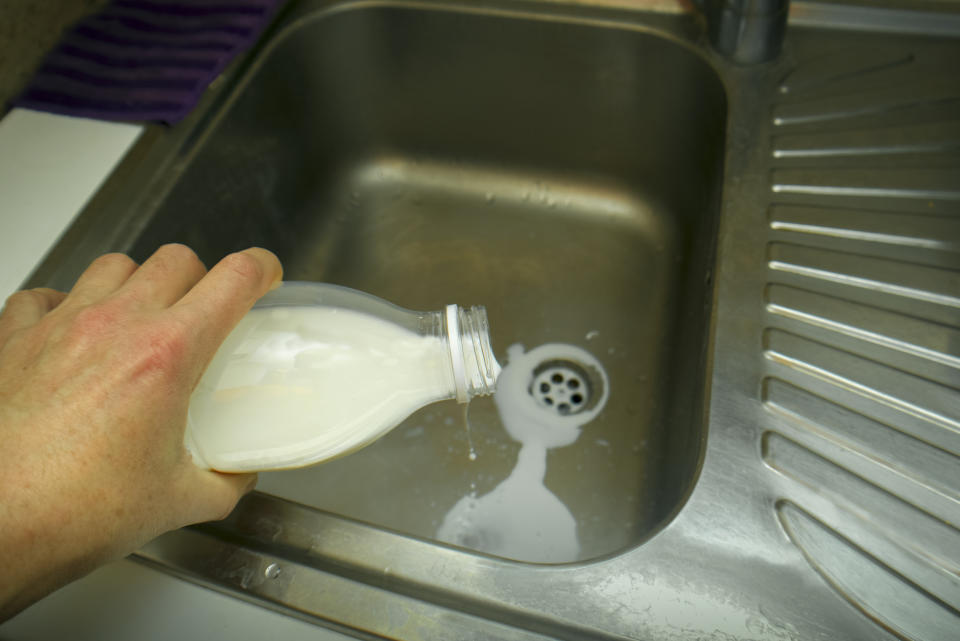Lumpy milk is another food and drink faux pas. (Getty Images)