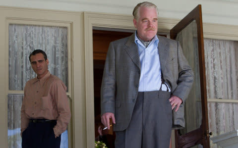 Hoffman in his Oscar-nominated role in The Master, released two years before his death - Credit: AP/Weinstein Company