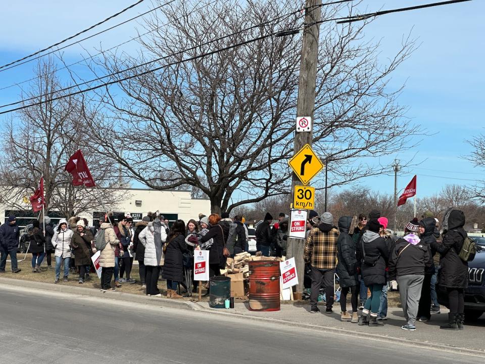 Unionized workers at Windsor's GreenShield location have been on the picket line since Mar. 1, 2024.