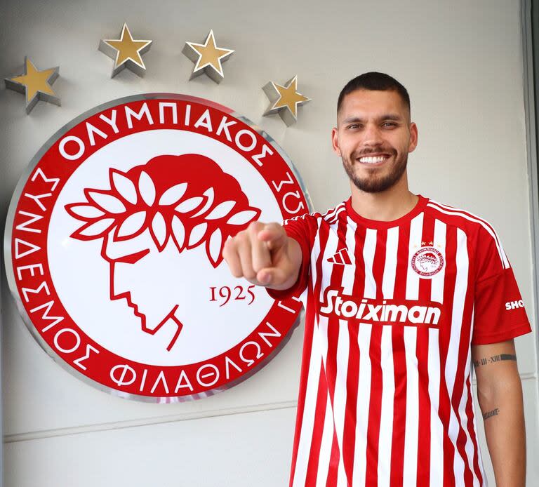 Nicolás Freire jugó en Olympiacos de Grecia, pero en la Argentina vistió la casaca de Argentinos Juniors