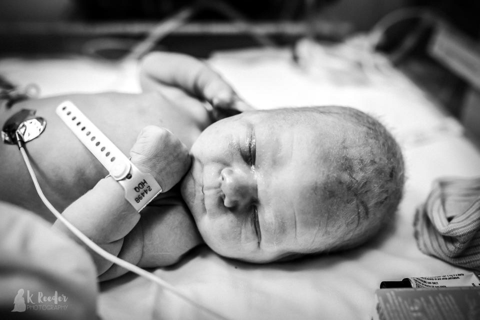 The photographer&nbsp;hopes people who see Graham&rsquo;s birth photos feel inspired by his parents&rsquo;&nbsp;love and devotion.&nbsp; (Photo: K Reeder Photography)