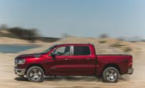 <p>Here, we test a Laramie Crew Cab 4x4 with the shorter, 67.4-inch bed. The Laramie sits roughly midpack in a lineup that includes Tradesman, Big Horn (or Lone Star, if you live in Texas), Rebel, Laramie Longhorn, and Limited. </p>