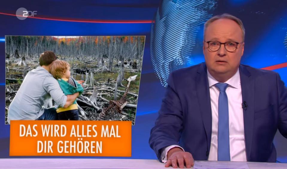 Die Alten setzen unerreichbare Ziele, die Jungen müssen es ausbaden, so Oliver Welkes Resümee zur deutschen Klimapolitik. (Bild: ZDF)