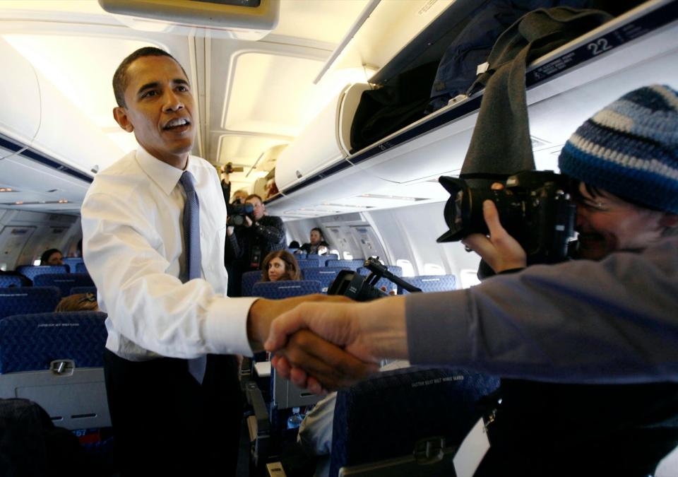 Obama campaign plane