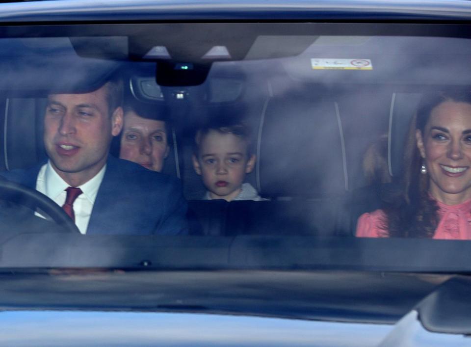 Prince William, Maria Teresa Turrion Borrallo, Prince George, Princess Charlotte and Kate Middleton