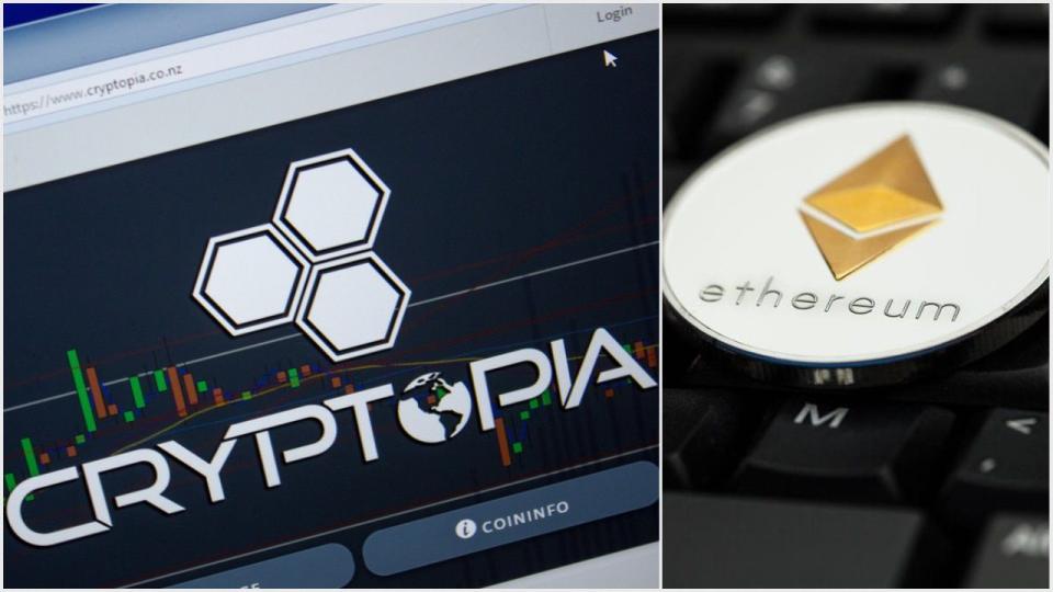 On the very day Cryptopia’s official liquidation begins, hundreds of thousands of dollars of its stolen funds begin moving to decentralized exchanges. | Source: (i) Shutterstock (ii) Shutterstock; Edited by CCN