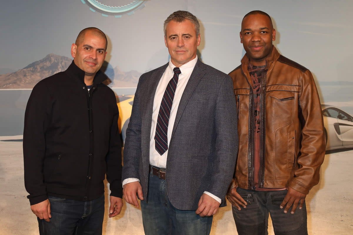 Chris Harris, Matt Le Blanc and Rory Reid, who all appeared in Top Gear (PA Archive)