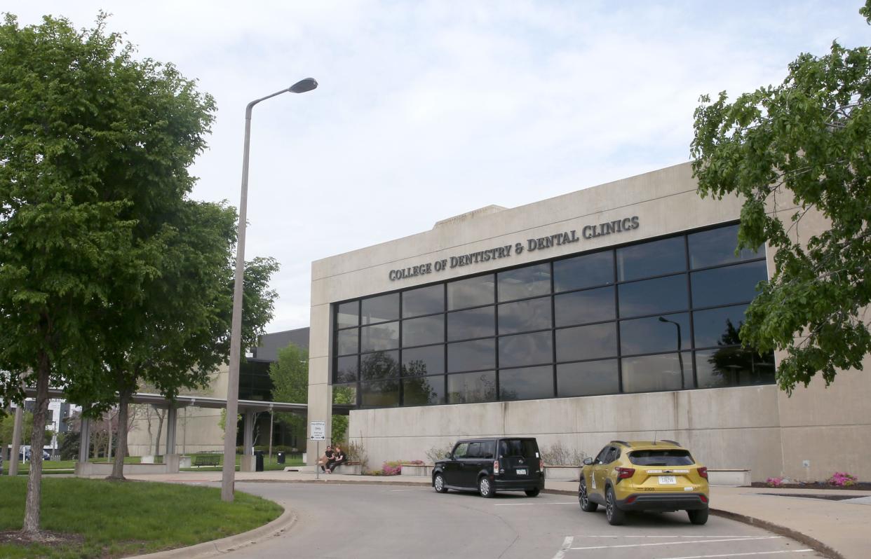 The Dental Science Building is pictured on the University of Iowa campus at 801 Newton Road Tuesday, April 30, 2024 in Iowa City, Iowa.