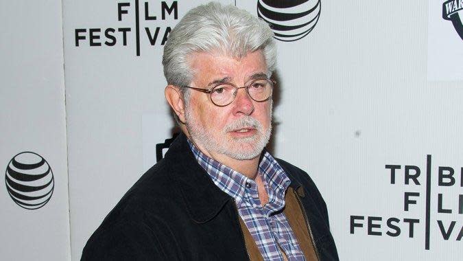 George Lucas at the 2015 Tribeca Film Festival