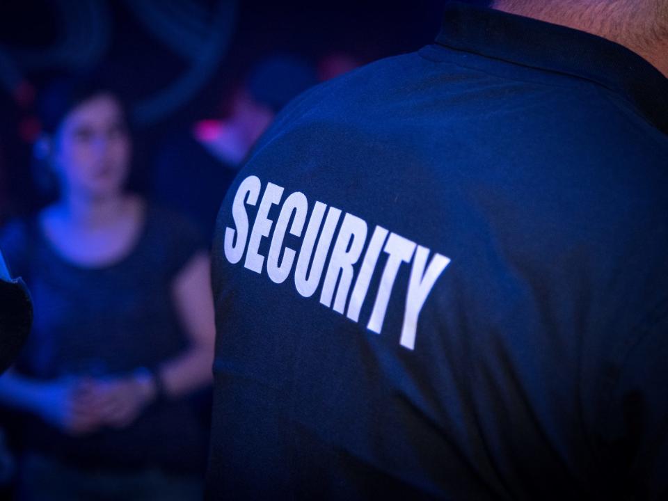 Security guard nightclub