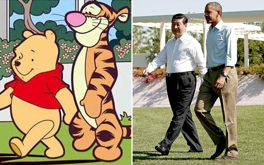 Some mentions of the lovable but dimwitted bear were blocked on Chinese social network, after memes circulated comparing Xi Jinping to Winnie the Pooh