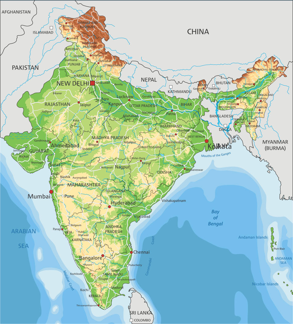 India al terzo posto, con 57.118 contagi in un giorno (per un totale di 1 milione e 750mila malati e 37mila morti).