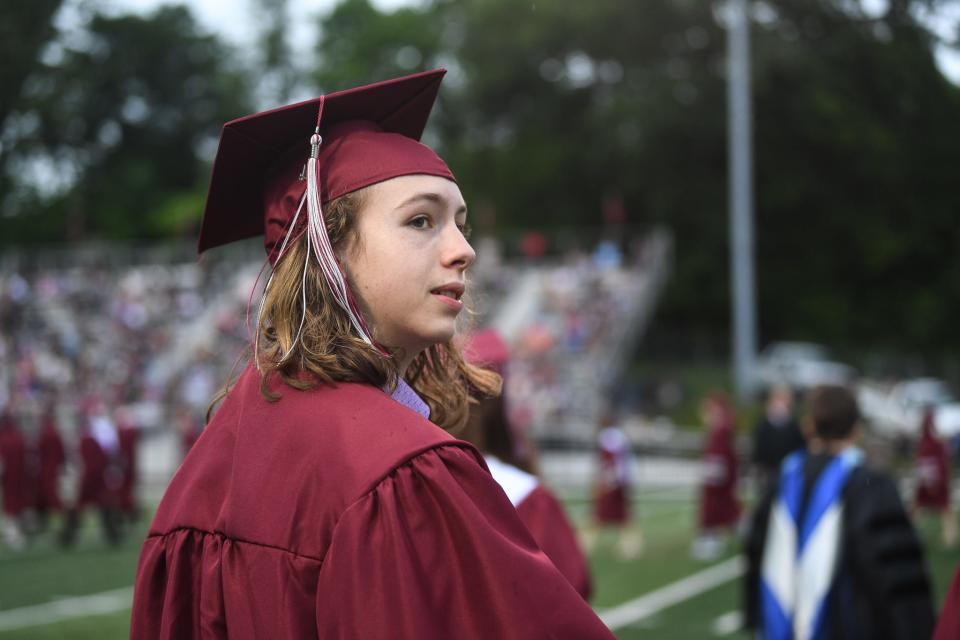 Scenes from Oak Ridge High School's graduation ceremony for the class of 2024 at Blankenship Field, Friday, May 17, 2024.