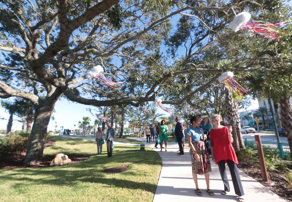 It took four years and $36.5 million, but the full Riverfront Esplanade between Main Street and Orange Avenue in downtown Daytona Beach is now complete. The waterfront opened to the public Friday.